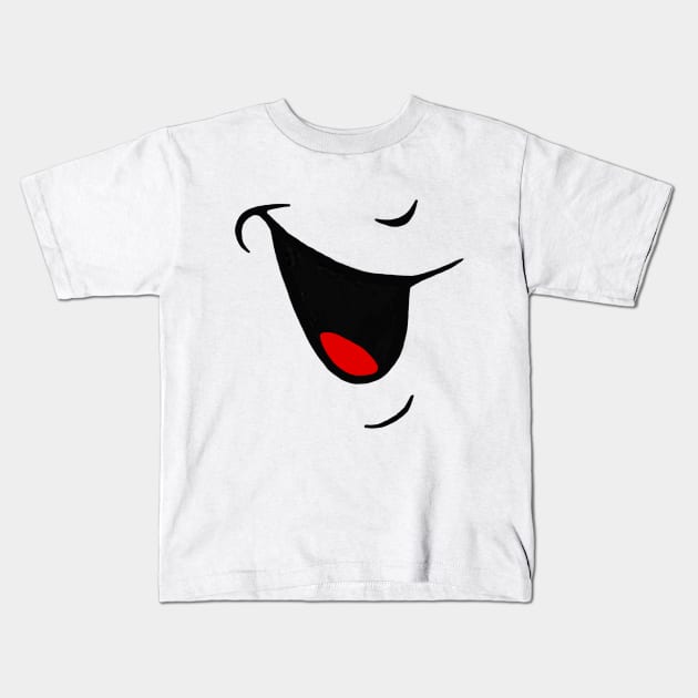 Mooglie Happy Mouth Mask Kids T-Shirt by Sirjedijamie50101